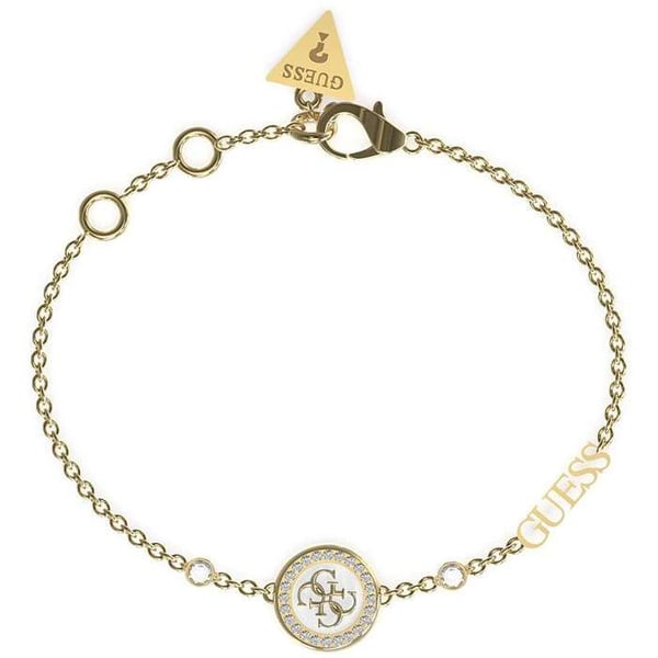 GUESS Armband JUBB03120JWYGWHS Stål Kvinna Guld
