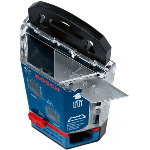Distributör av 50 BOSCH Professional blad - Återvinning av använda blad - Stål av krom-vanadium-molybden S2