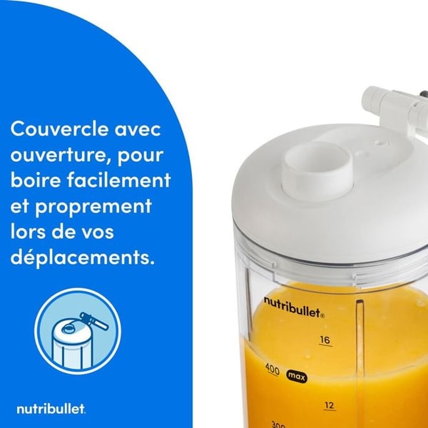 Blender Nutribullet FLEX kannettava - Valkoinen NBP013W