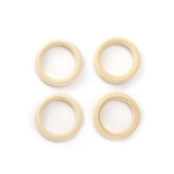 4 TRÄRINGAR Ø 55 mm