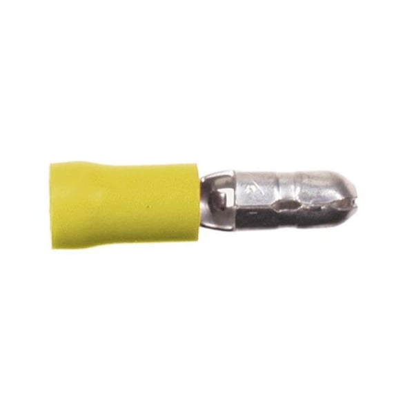 Gula koniska kontakter 4,0 - 6,0 mm² (100 stycken)
