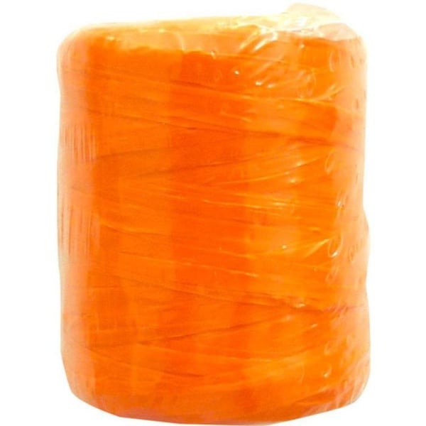 Graine Créative - Orange syntetisk raffia 125 g