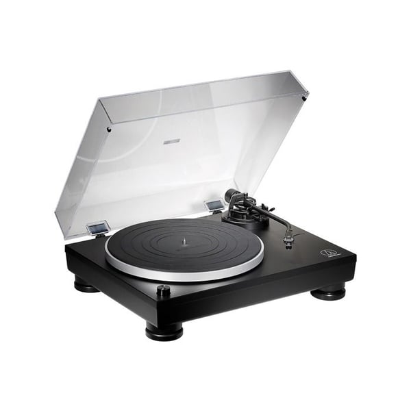 Audio-Technica AT-LP5X - 3-växlad direktdriven skivspelare (33-45-78 rpm) med AT-VM95E-patron, förförstärkare