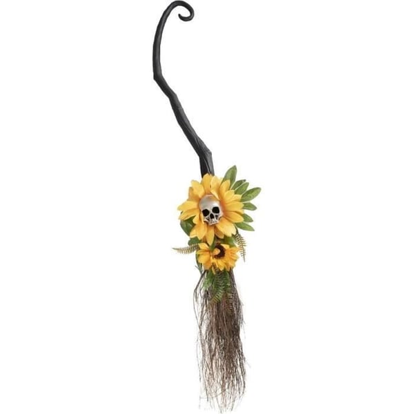 Häxkvast - LILLA CLOWN - 22973 - Halloween Dekoration - 95 CM - Flerfärgad
