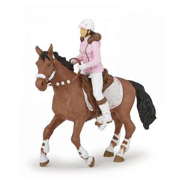 Papo - Winter Fashion Rider Horse Figurine