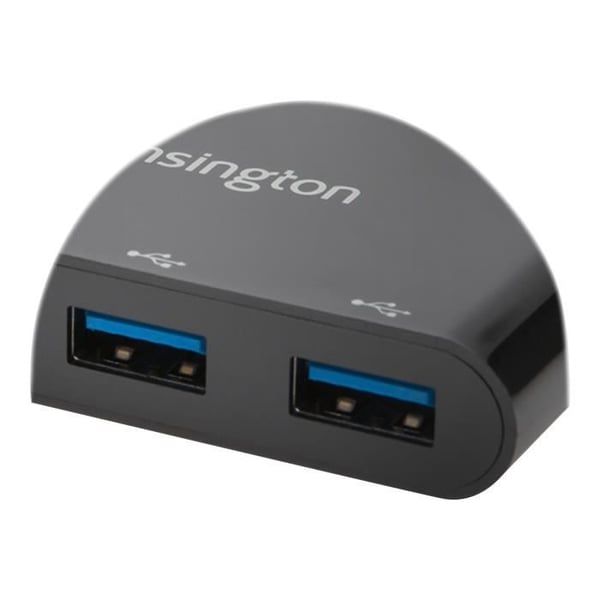 USB Hub - KENSINGTON - CH1000 - 4 USB 3.1-portar - USB Typ C - Extern - Svart