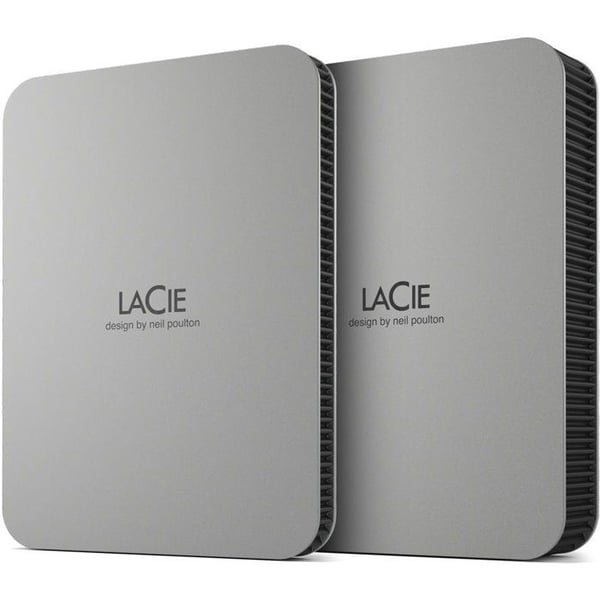 Extern hårddisk - LACIE - Mobile Drive STLP1000400 - 1 To - 2,5" - 3.2 Gen 1 - Silver