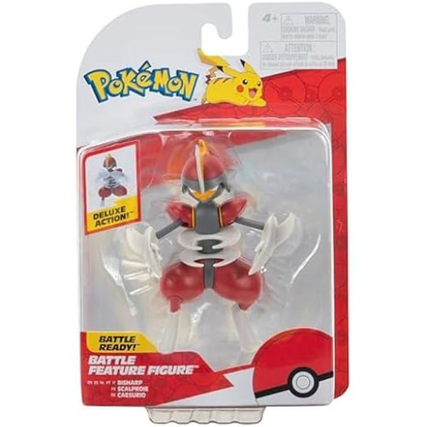Artikulerad figur - POKÉMON - Caesurion - 11,5 cm - Äkta detaljer - Officiell produkt