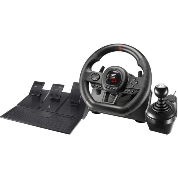 Racing ratt - SUPERDRIVE - GS650-X - Manuell växelspak - 3 pedaler - Paddle - PS4 / Xbox