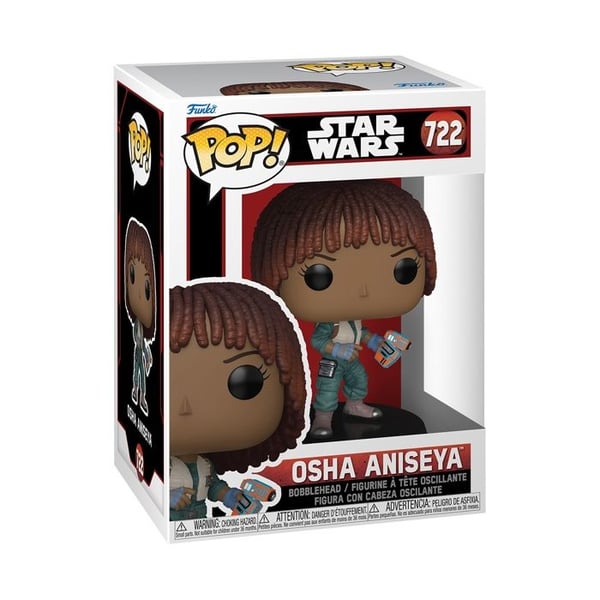 Figurin - Funko - Star Wars Acolyte Osha Aniseya - Detaljerad - Dynamisk ställning - 9 cm