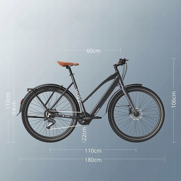 Elcykel - FAFREES - F700M - Motor 250W - Batteri 36V 10Ah - Shimano 9 Växlar