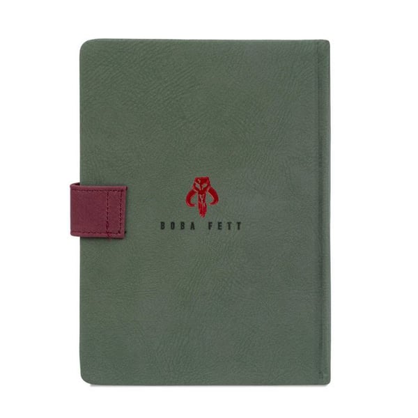 Anteckningsbok - PYRAMID INTERNATIONAL - Boba Fett Konst - A5 - Premium - Grön- USED