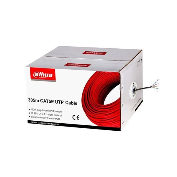 Nätverkskabel - DAHUA - PFM920I-5EUN - Cat 5e U/UTP - 305 m - CPR Eca