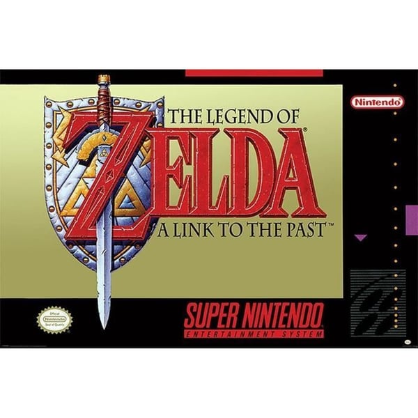 The Legend of Zelda Poster En länk till det förflutna 91,5 x 61 cm- USED
