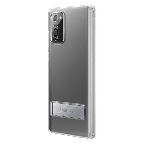 Fodral - SAMSUNG - Galaxy Note 20 - Transparent - Mjuk - Fällbar ställning