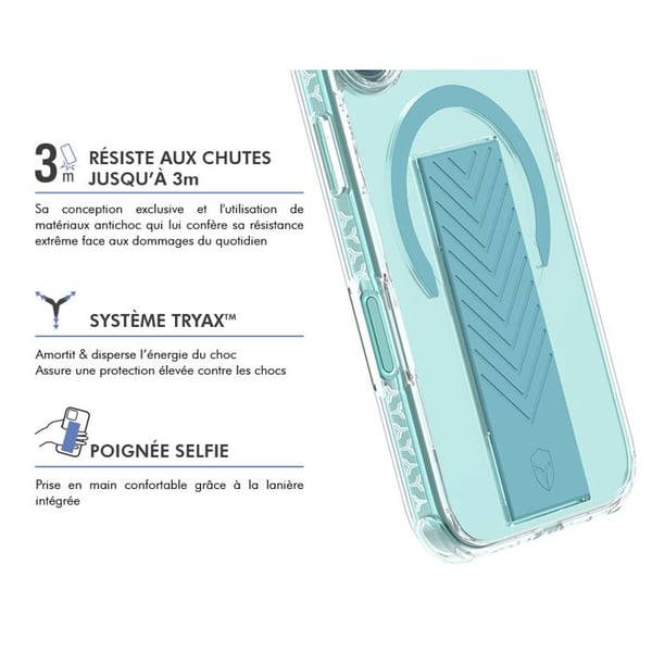 Smartphonefodral - FORCE CASE - iPhone 16 - MagSafe - Ultrarobust - 3m fall