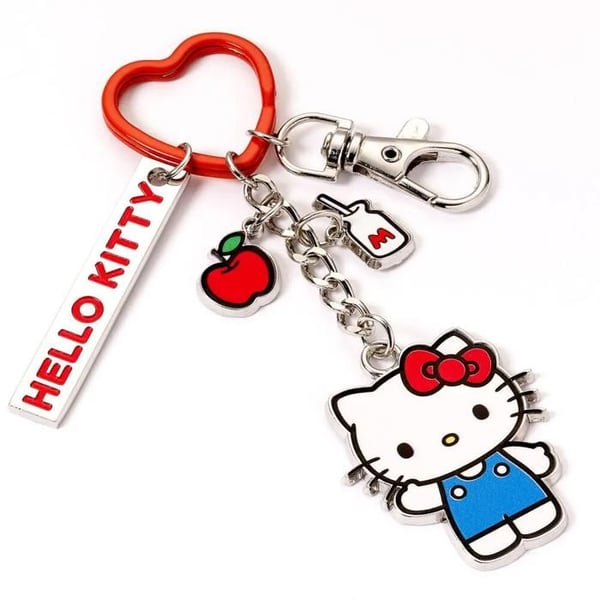 The Carat Shop - Hello Kitty - Nyckelring med Hello Kitty-berlocker 15 cm