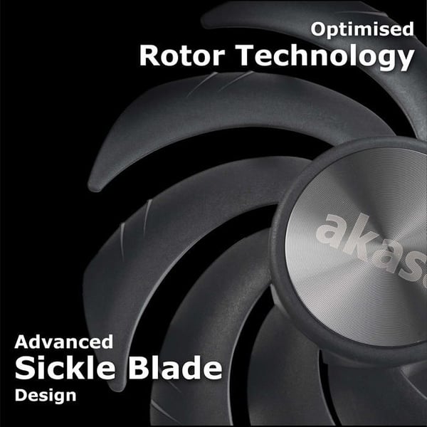 Fläkt - Akasa - 120mm - ARGB - 14 LED - Intelligent hastighetskontroll