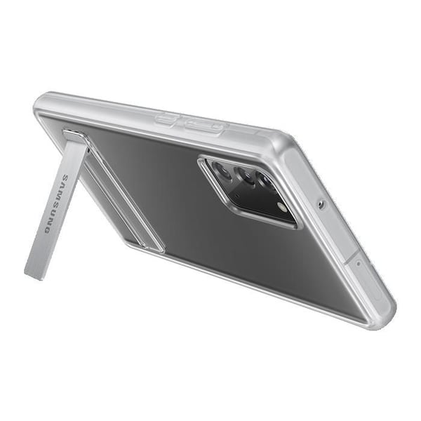 Fodral - SAMSUNG - Galaxy Note 20 - Transparent - Mjuk - Fällbar ställning