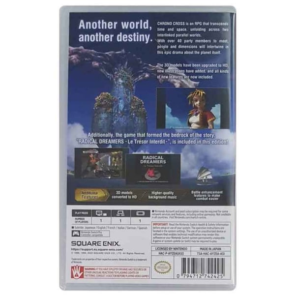 Chrono Cross the Radical Dreamers Edition Nintendo Switch - Import Asien