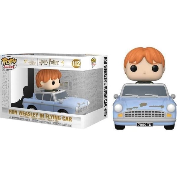 Funko Pop! Åk SUP DLX: HP CoS 20th- Ron med bil- USED