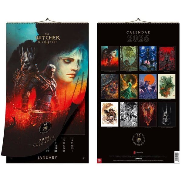 The Witcher 3: Wild Hunt 10-årsjubileum Kalender 2026