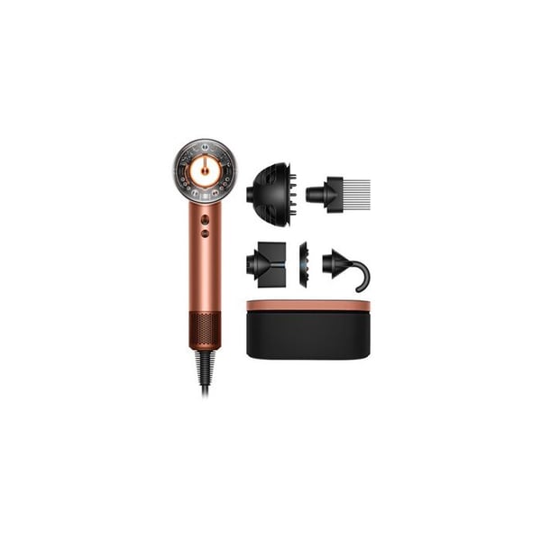 Dyson Supersonic Hårfön NuralLockigt och Frizzigt Gifting Edition 2025 Amber Silke