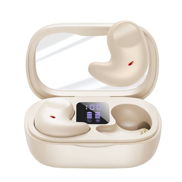 Trådlösa hörlurar - AVIZAR - Stereo-modell - Bluetooth 5.3 - Aktiv brusreducering - Rosa