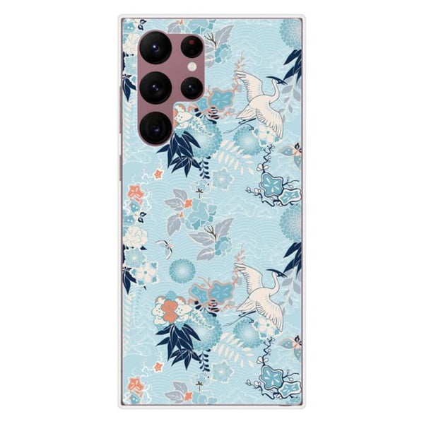 Silicone-fodral - Kompatibel med Samsung Galaxy S22 Ultra - kimono-design