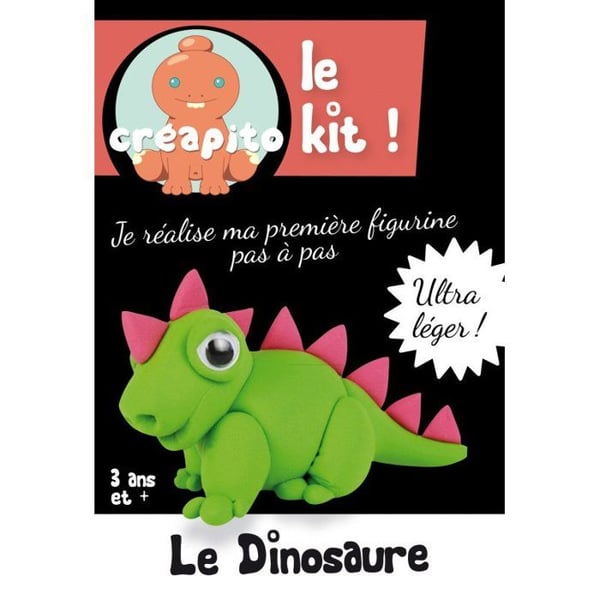 MégaCréa DIY - Kit för barn med modellera Creapito Dinosaurie