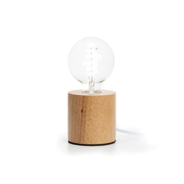 Vellight Lampfot, cylinder, kabel med strömbrytare, E27, 60 W, IP20, ek, 90 mm x 90 mm