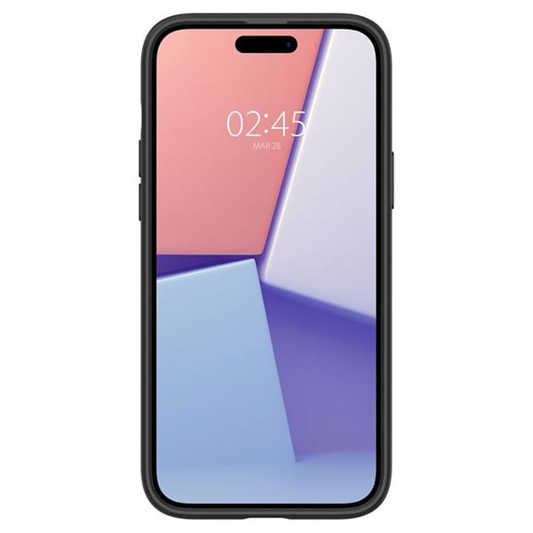 Telefoncover - SPIGEN - Ultra Hybrid - Mat Sort - TPU/PC - Stød- og Ridsebeskyttelse