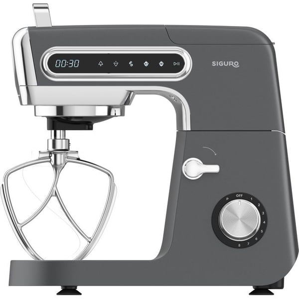 Køkkenmaskine - SIGURO - KM-M321 - 1800 W - 6 L - Hele metal