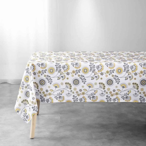 Tryckta Duken "Garance" 145x240cm Gul