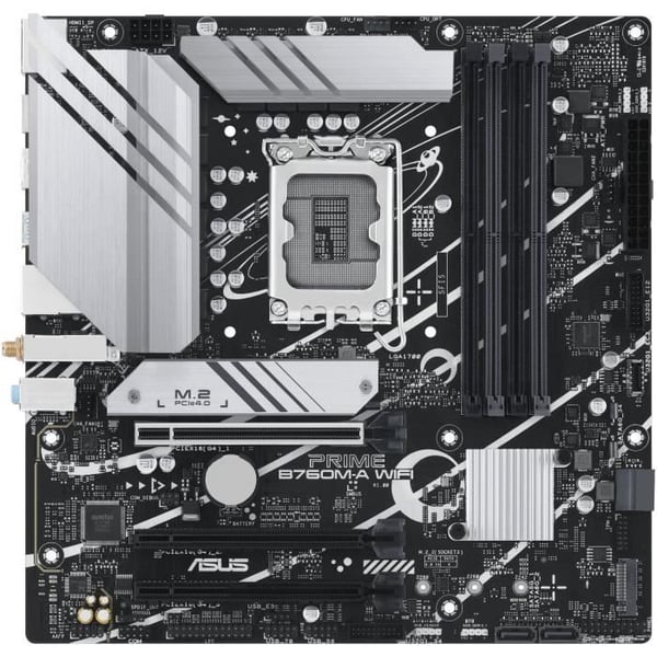 Moderkort - ASUS - PRIME B760M-A WIFI - Intel B760 LGA 1700 micro ATX