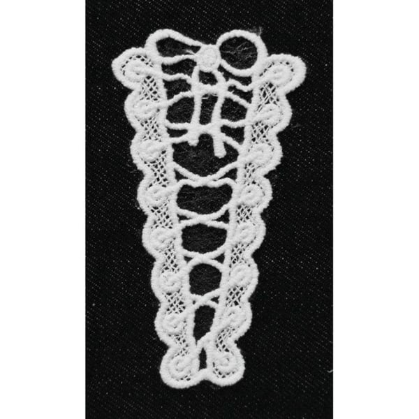 Ki-Sign - Termotransfer spets Snöre 10x6cm