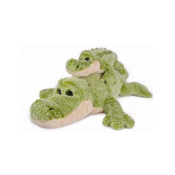 Mjukdjur - Bear story - Krokodil 40 cm - Grön - För barn från 24 månader till 10 år