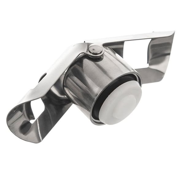 Kork för mousserande vin - Flaskkork - Rostfritt stål - Tätslutande - 4x6 cm - Silver