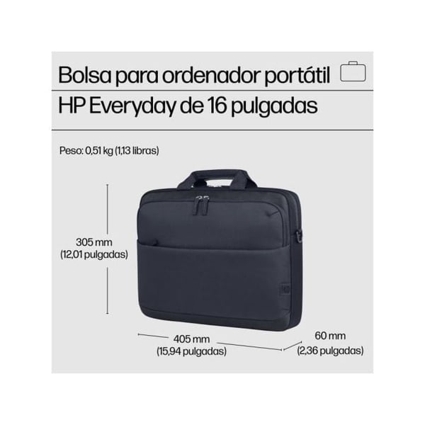 Laptop taske - HP Inc. - HP Everyday - 16.1" - grå odyssé