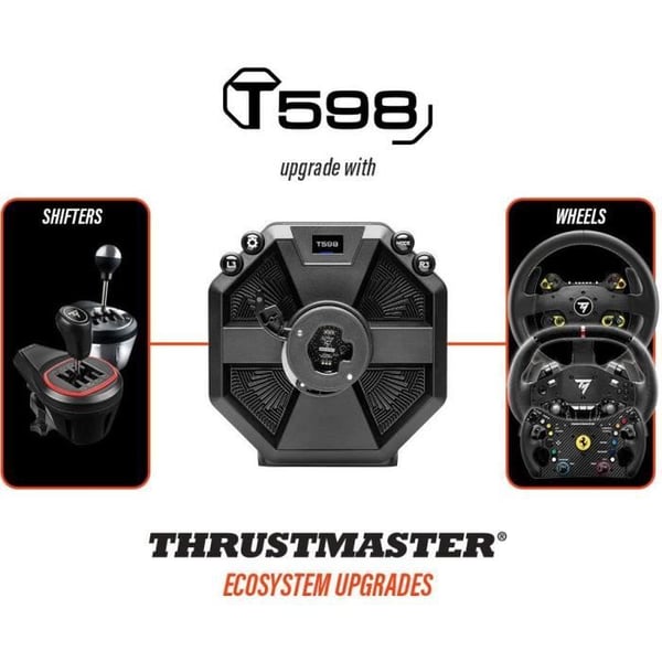 Racerrat med base + pedaler - THRUSTMASTER - T598 P - Direct Axial Drive motor - PC, PS4, PS5