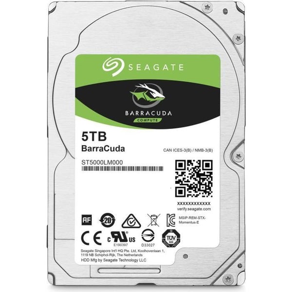 Intern hårddisk No name - ST5000LM000 - SEAGATE HDD 5TB 5.4K SATA 6Gb/s 2.5''
