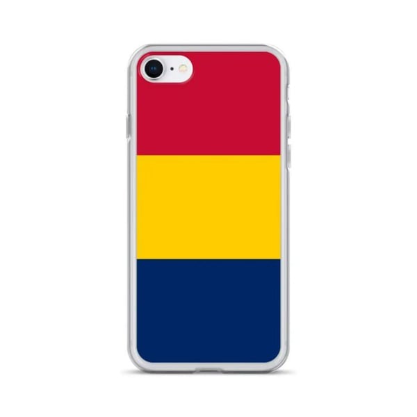 Telefonskal - PIXELFORMA - Tchads flagga - Kompatibel med iPhone 6S Plus - Flexibelt - Stötabsorberande