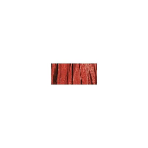 Raffia rayonné, matt, nystan 20 m, röd