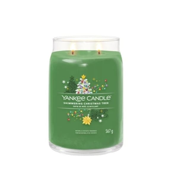 Bougie signatur Juletræ stort model - Yankee Candle