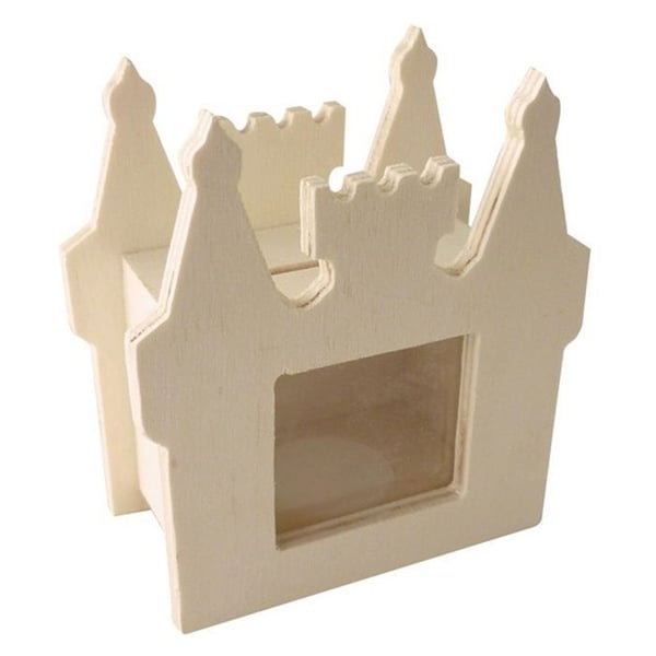 Sparbössa - PW International - Slott - Rå trä - 9.5x10.5x5 cm - Kan anpassas