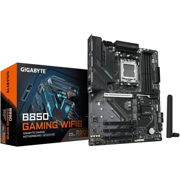 Moderkort - GIGABYTE - B850 GAMING WF6 - ATX-format - Chipset AMD B850 - DDR5 & PCIe 5.0 - WiFi 6