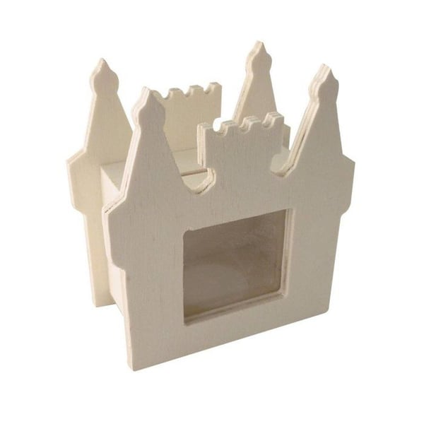 Sparbössa - PW International - Slott - Rå trä - 9.5x10.5x5 cm - Kan anpassas