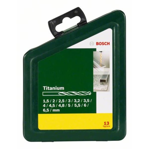 Bosch Accessories 2607019436 HSS Borrset för metall 13 bitar 1.5 mm, 2 mm, 2.5 mm, 3 mm, 3.5 mm, 4 mm, 4.5 mm
