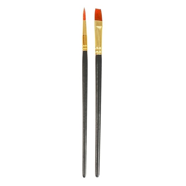 MégaCréa DIY - Pensel borste nr 6 och Rund pensel nr 2
