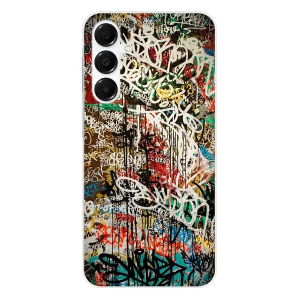 Siliconfodral - Kompatibel med Samsung Galaxy A36 5G - graffiti design 1